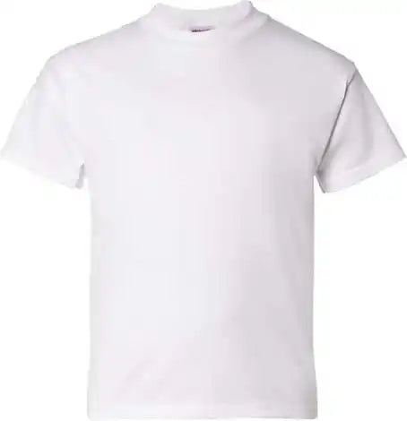 Hanes 5480 Essential t Youth Short Sleeve Shirt White