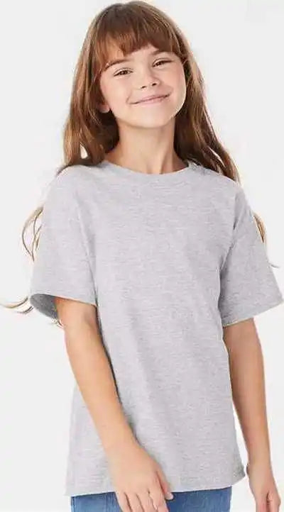 Hanes 5480 Essential t Youth Shirt Ash