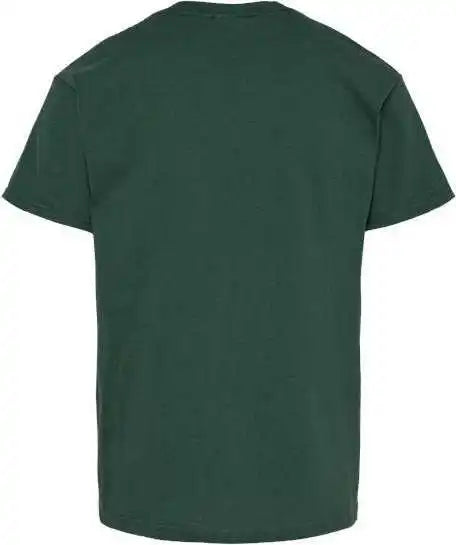 Hanes 5480 Essential t Youth Shirt Athletic Dark Green