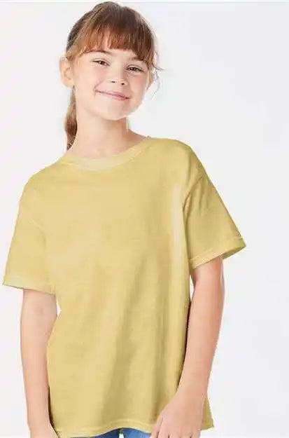 Hanes 5480 Essential t Youth Shirt Athletic Gold