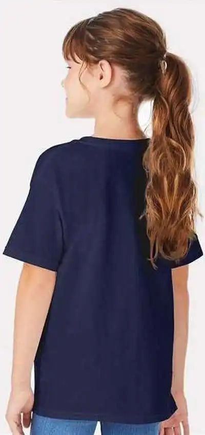 Hanes 5480 Essential t Youth Shirt Athletic Navy