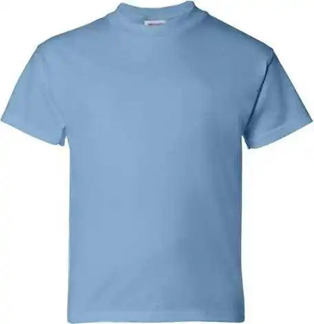 Hanes 5480 Essential t Youth Shirt Light Blue
