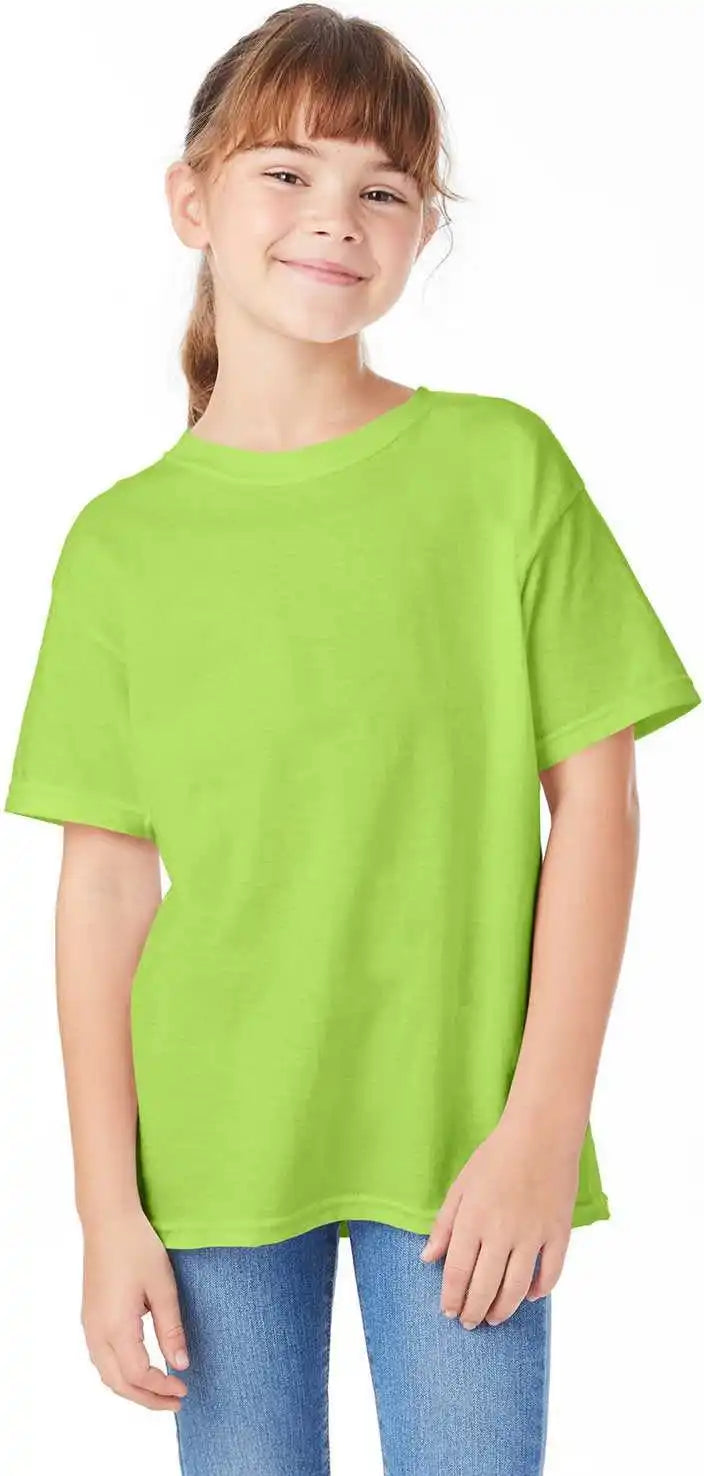 Hanes 5480 Essential-t Youth T-shirt - Lime