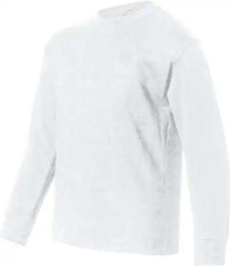 Hanes 5546 Authentic Youth Long Sleeve T-shirt - White