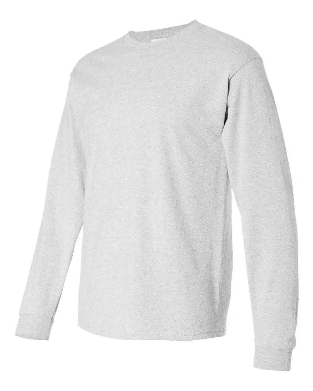 Hanes 5586 Authentic Long Sleeve T-shirt - Ash - Light Gray / s