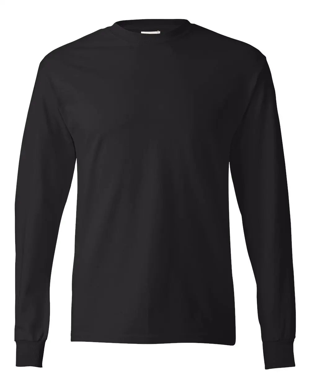 Hanes 5586 Authentic Long Sleeve T-shirt - Black - s