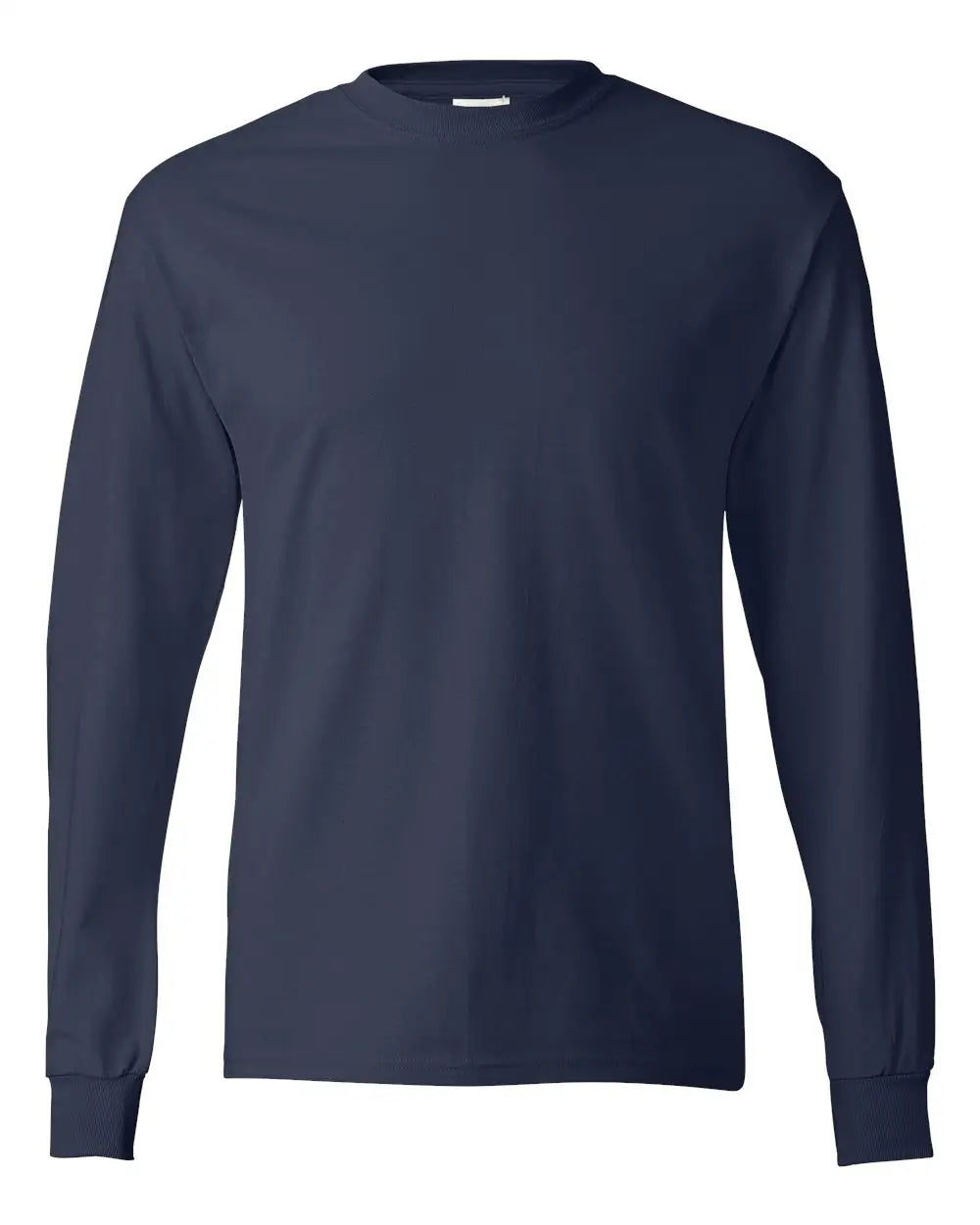 Hanes 5586 Authentic Long Sleeve T-shirt - Navy