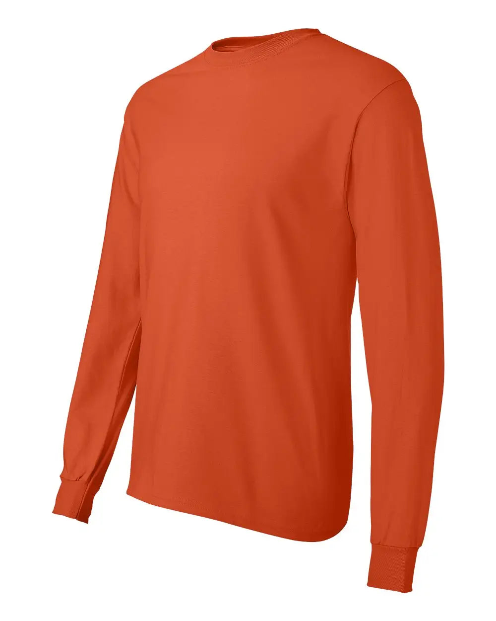 Hanes 5586 Authentic Long Sleeve T-shirt - Orange - s