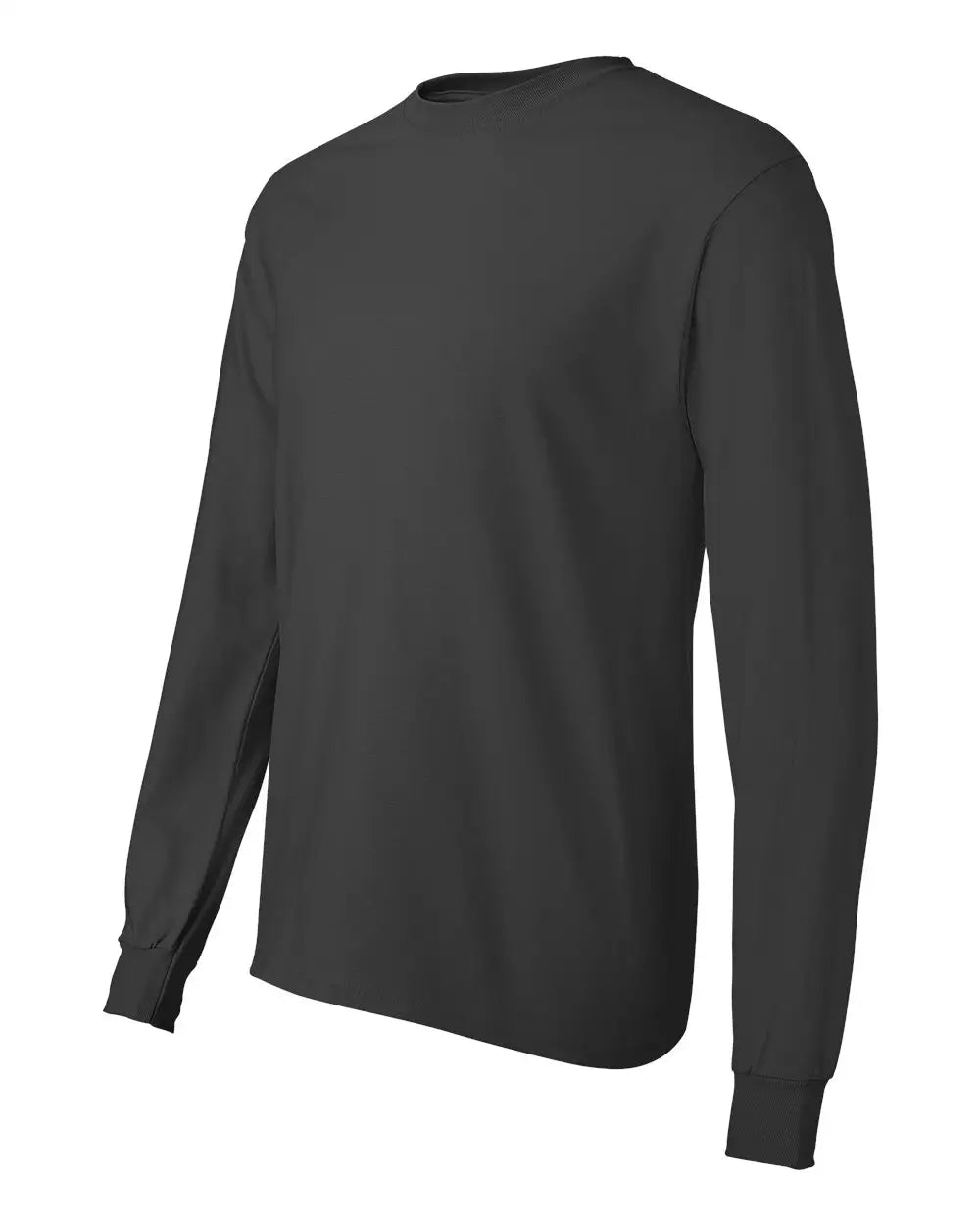 Hanes 5586 Authentic Long Sleeve T-shirt - Smoke Grey - Gray / s