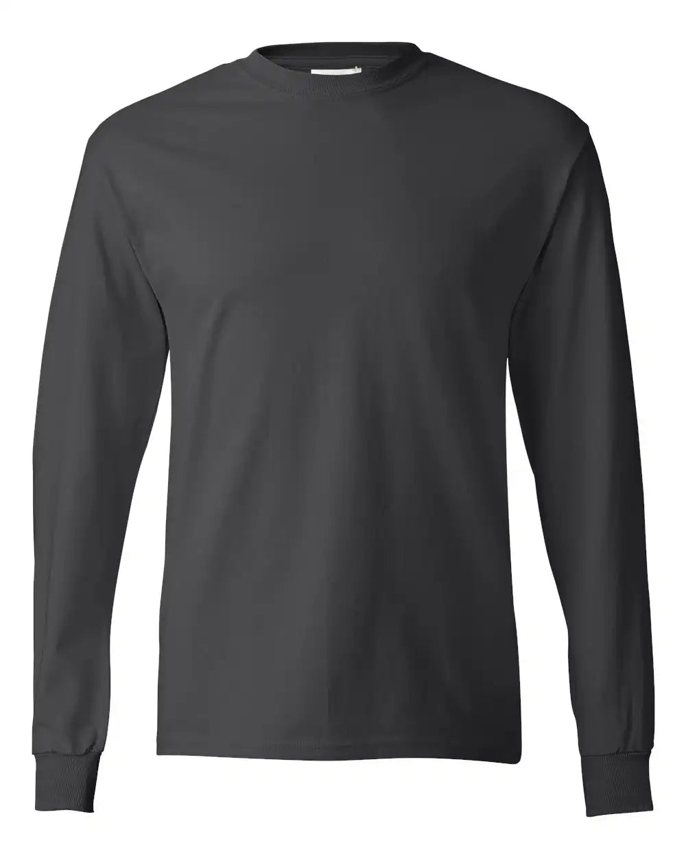 Hanes 5586 Authentic Long Sleeve T-shirt - Smoke Grey - s