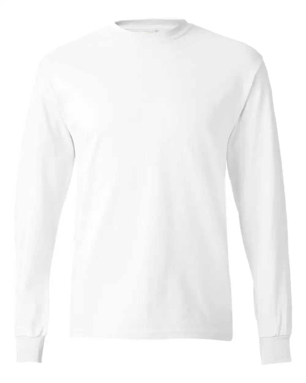 Hanes 5586 Authentic Long Sleeve T-shirt - White - s