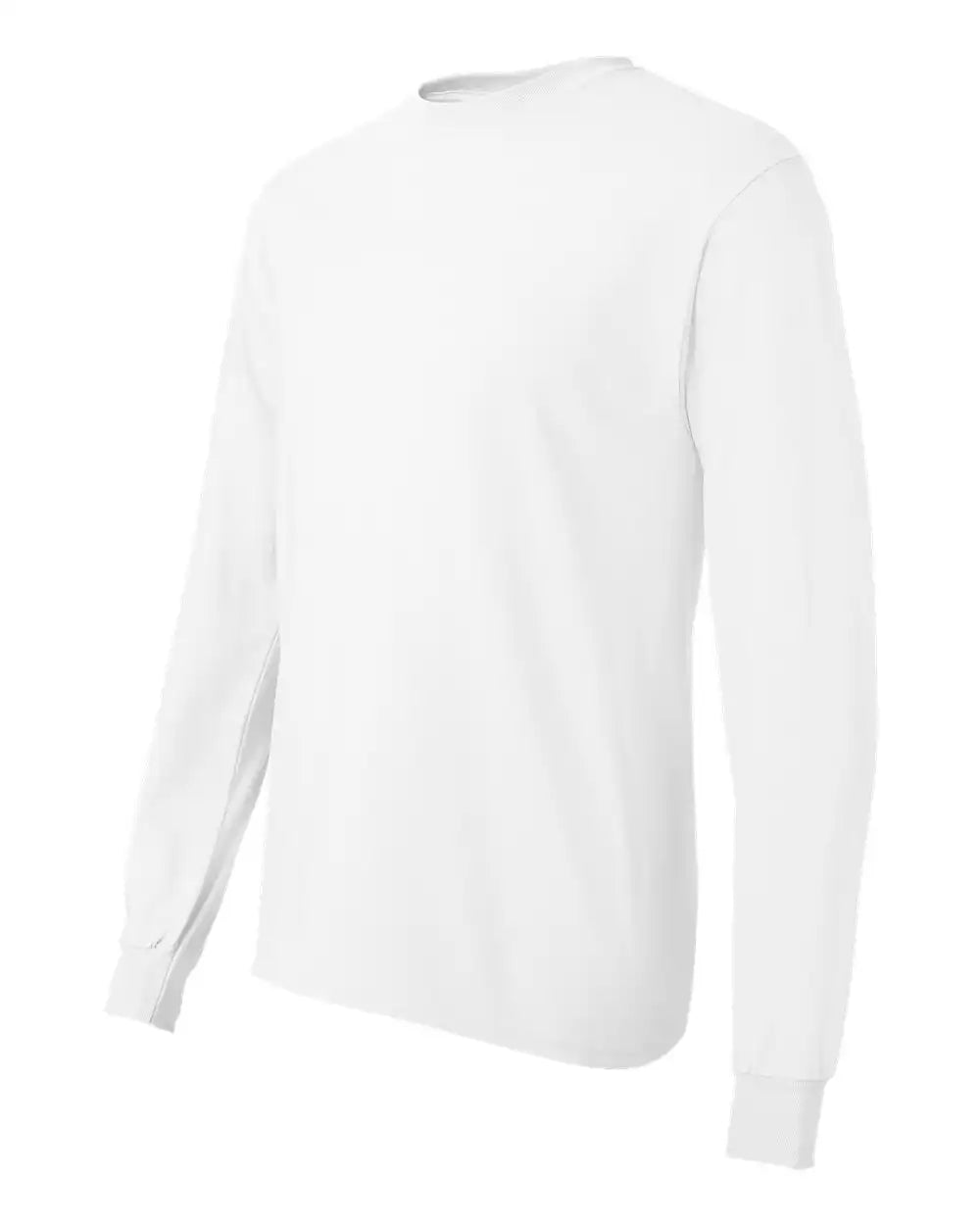 Hanes 5586 Authentic Long Sleeve T-shirt - White - s
