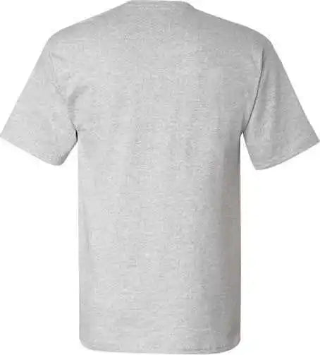 Hanes 5590 Authentic Pocket t Shirt Ash