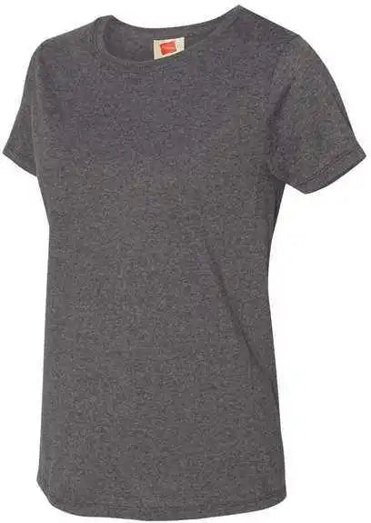 Hanes 5680 Essential-t Womens Short Sleeve T-shirt - Charcoal Heather