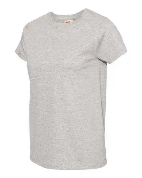 Hanes 5680 Essential-t Womens Short Sleeve T-shirt - Oxford Grey