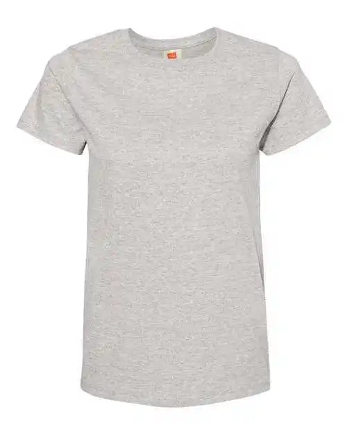 Hanes 5680 Essential-t Womens Short Sleeve T-shirt - Oxford Grey