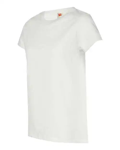 Hanes 5680 Essential-t Womens Short Sleeve T-shirt - White