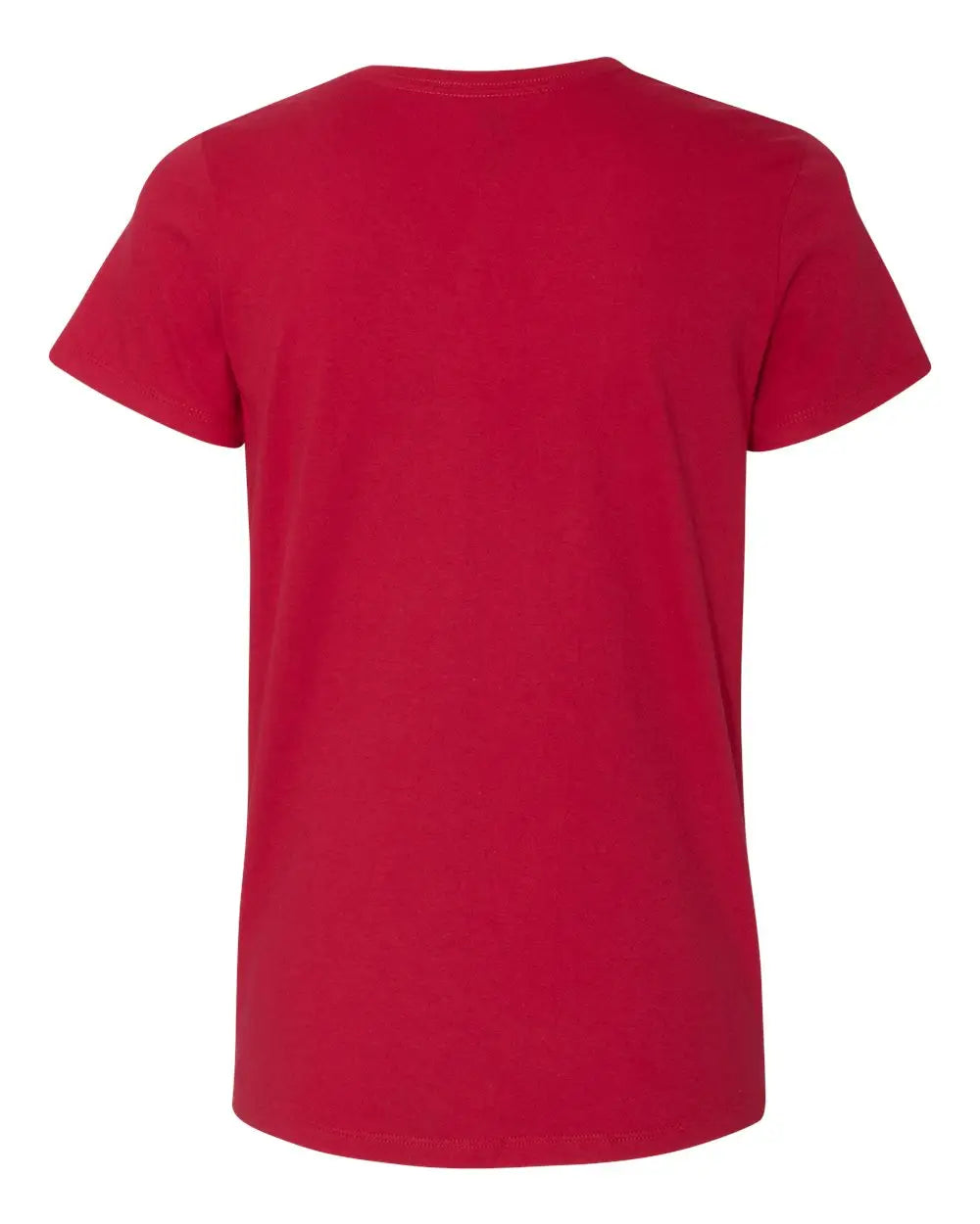 Hanes 5780 Essential-t Women’s V-neck T-shirt - Deep Red