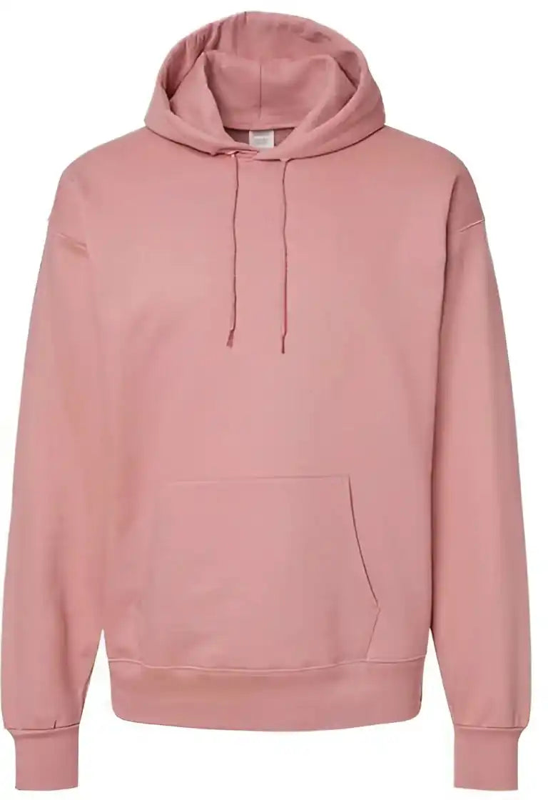 Hanes F170 Ultimate Cotton Hooded Sweatshirt - Mauve