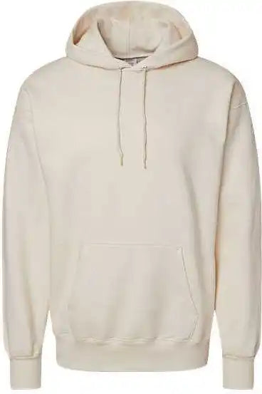 Hanes F170 Ultimate Cotton Hooded Sweatshirt Natural