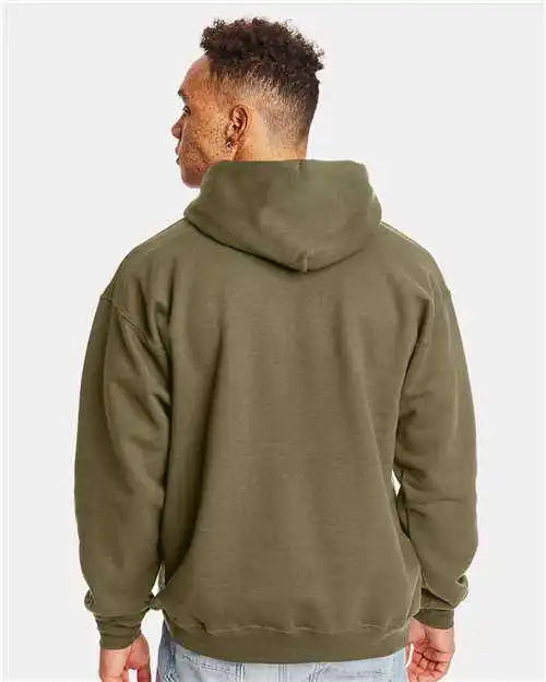 Hanes F170 Ultimate Cotton Hooded Sweatshirt Oregano
