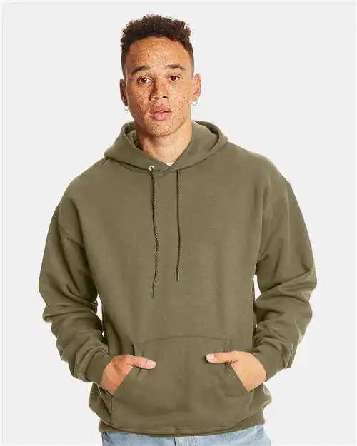 Hanes F170 Ultimate Cotton Hooded Sweatshirt Oregano
