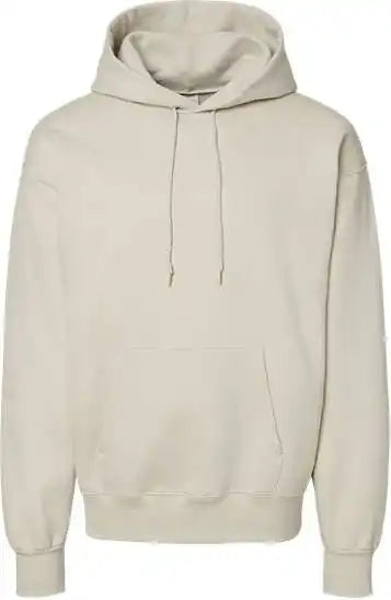 Hanes F170 Ultimate Cotton Hooded Sweatshirt Pebble