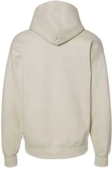 Hanes F170 Ultimate Cotton Hooded Sweatshirt Pebble