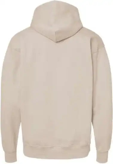 Hanes F170 Ultimate Cotton Hooded Sweatshirt Sand
