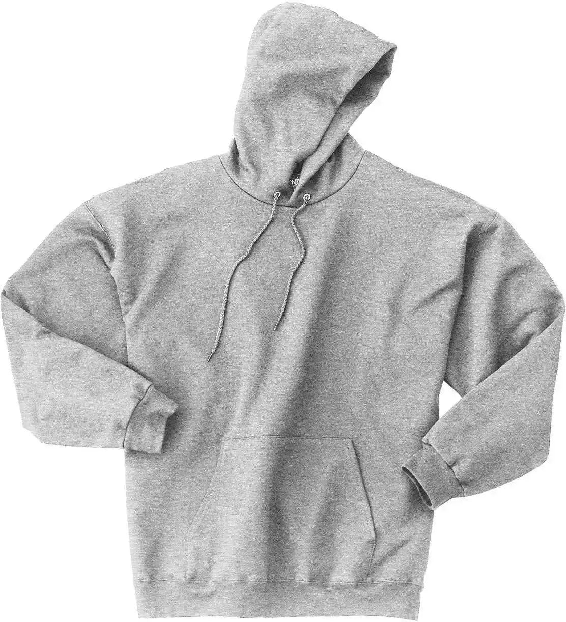Hanes F170 Ultimate Cotton Pullover Hooded Sweatshirt Ash