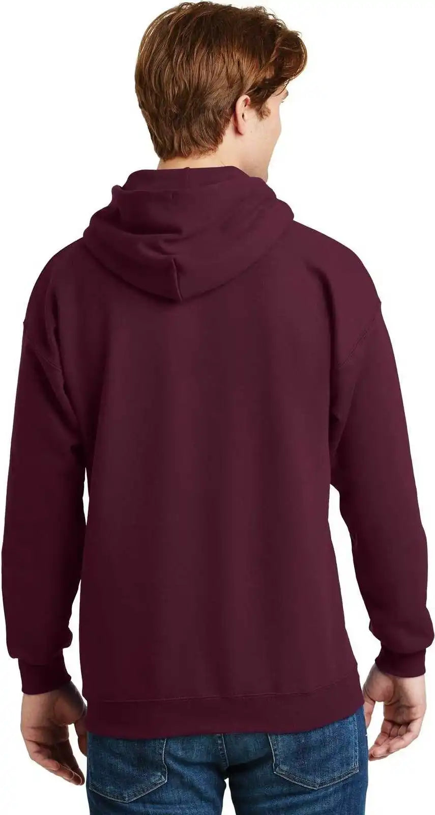 Hanes F170 Ultimate Cotton Pullover Hooded Sweatshirt - Maroon