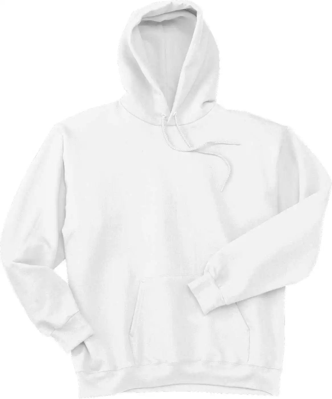 Hanes F170 Ultimate Cotton Pullover Hooded Sweatshirt White