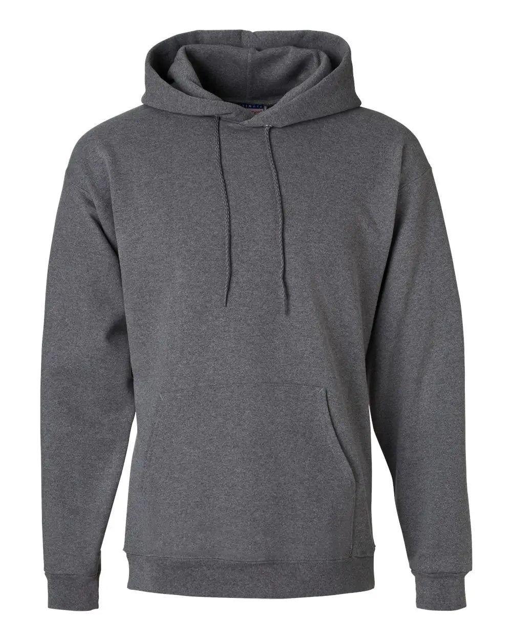 Hanes F170 Ultimate Cotton® Hooded Sweatshirt - Charcoal Heather - Dark Gray / s