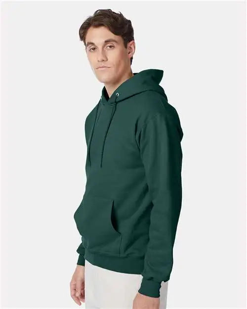 Hanes F170 Ultimate Cotton® Hooded Sweatshirt - Deep Forest
