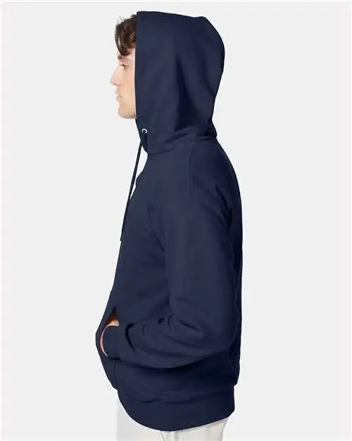 Hanes F170 Ultimate Cotton® Hooded Sweatshirt - Navy