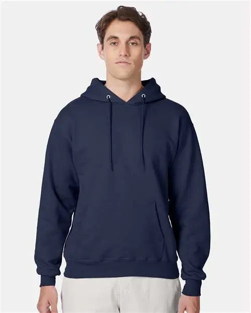 Hanes F170 Ultimate Cotton® Hooded Sweatshirt - Navy