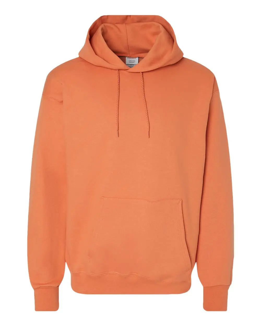 Hanes F170 Ultimate Cotton® Hooded Sweatshirt - Pumpkin - Orange / s