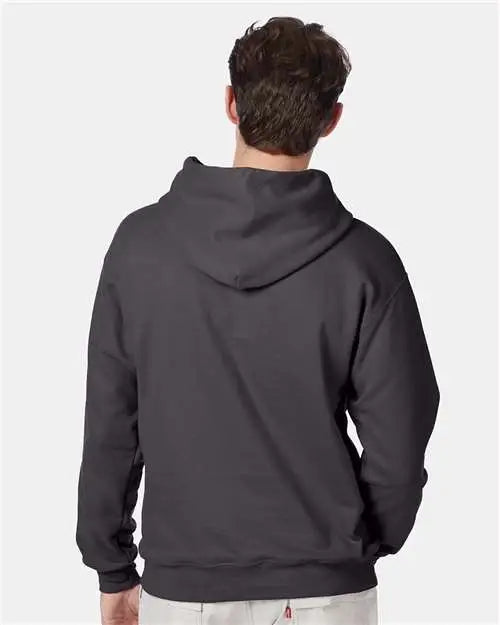 Hanes F170 Ultimate Cotton® Hooded Sweatshirt - Smoke Grey