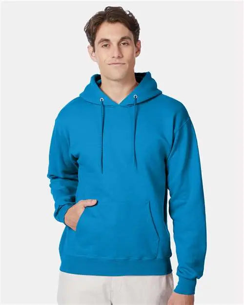 Hanes F170 Ultimate Cotton® Hooded Sweatshirt - Teal