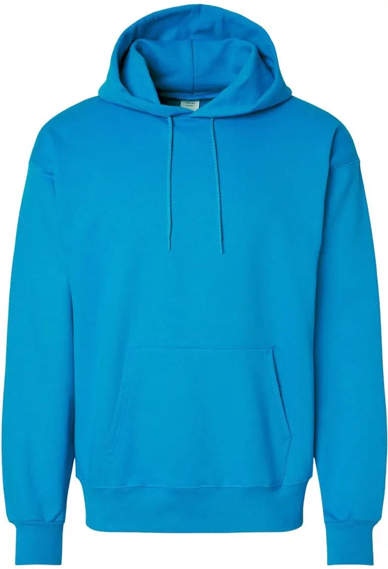 Hanes F170 Ultimate Cotton® Hooded Sweatshirt - Teal - s