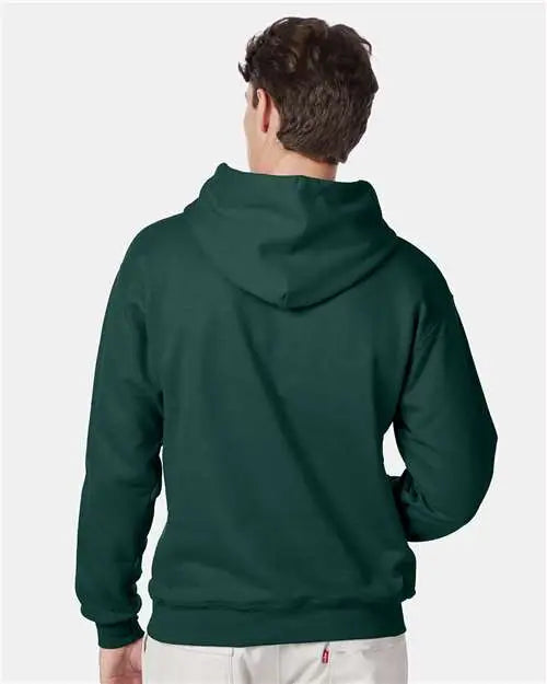 Hanes F170 Ultimate Cottonâ Hooded Sweatshirt - Deep Forest