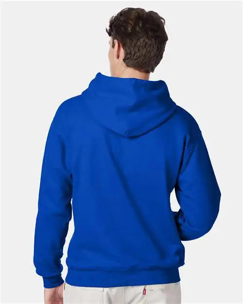 Hanes F170 Ultimate Cottonâ Hooded Sweatshirt - Deep Royal
