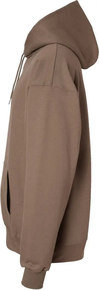 Hanes F170 Ultimate Cottonâ Hooded Sweatshirt - Pebble