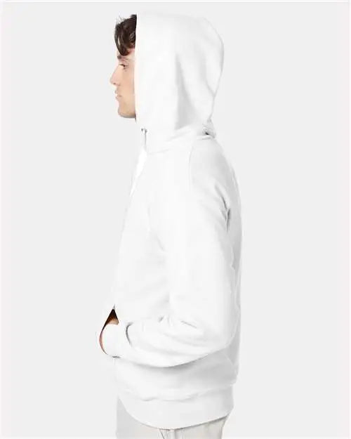 Hanes F170 Ultimate Cottonâ Hooded Sweatshirt - White