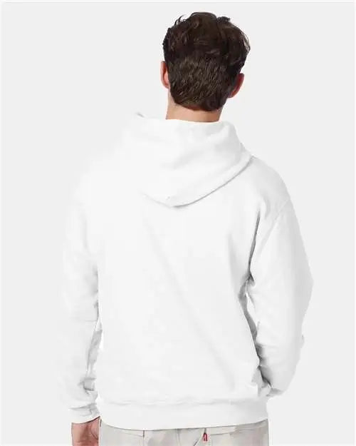 Hanes F170 Ultimate Cottonâ Hooded Sweatshirt - White