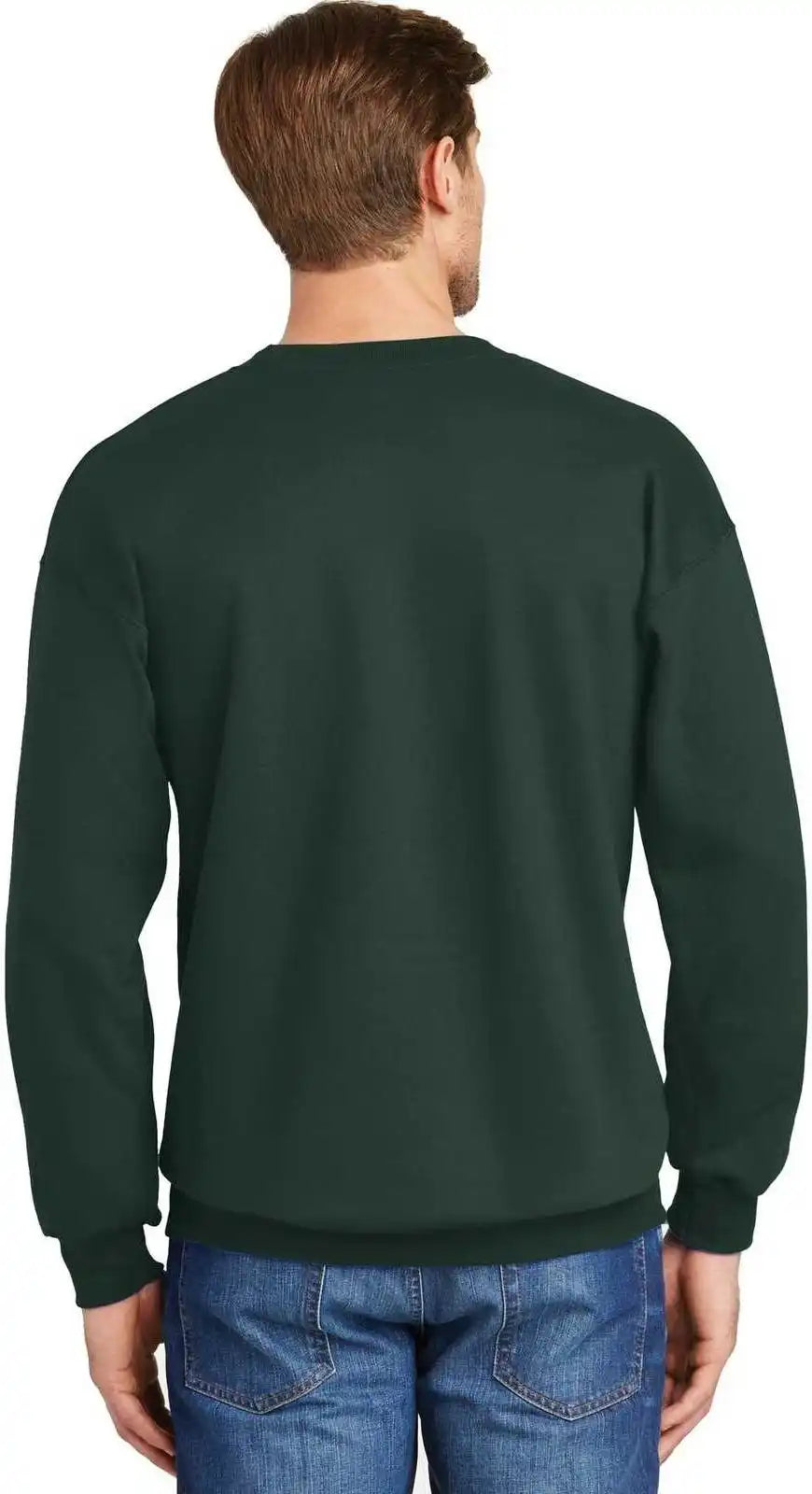 Hanes F260 Ultimate Cotton Crewneck Sweatshirt - Deep Forest