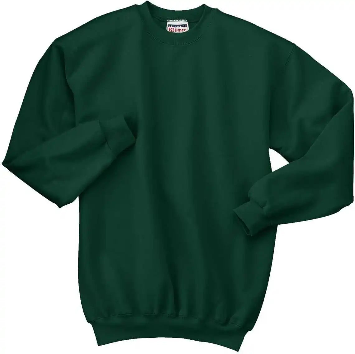 Hanes F260 Ultimate Cotton Crewneck Sweatshirt Deep Forest