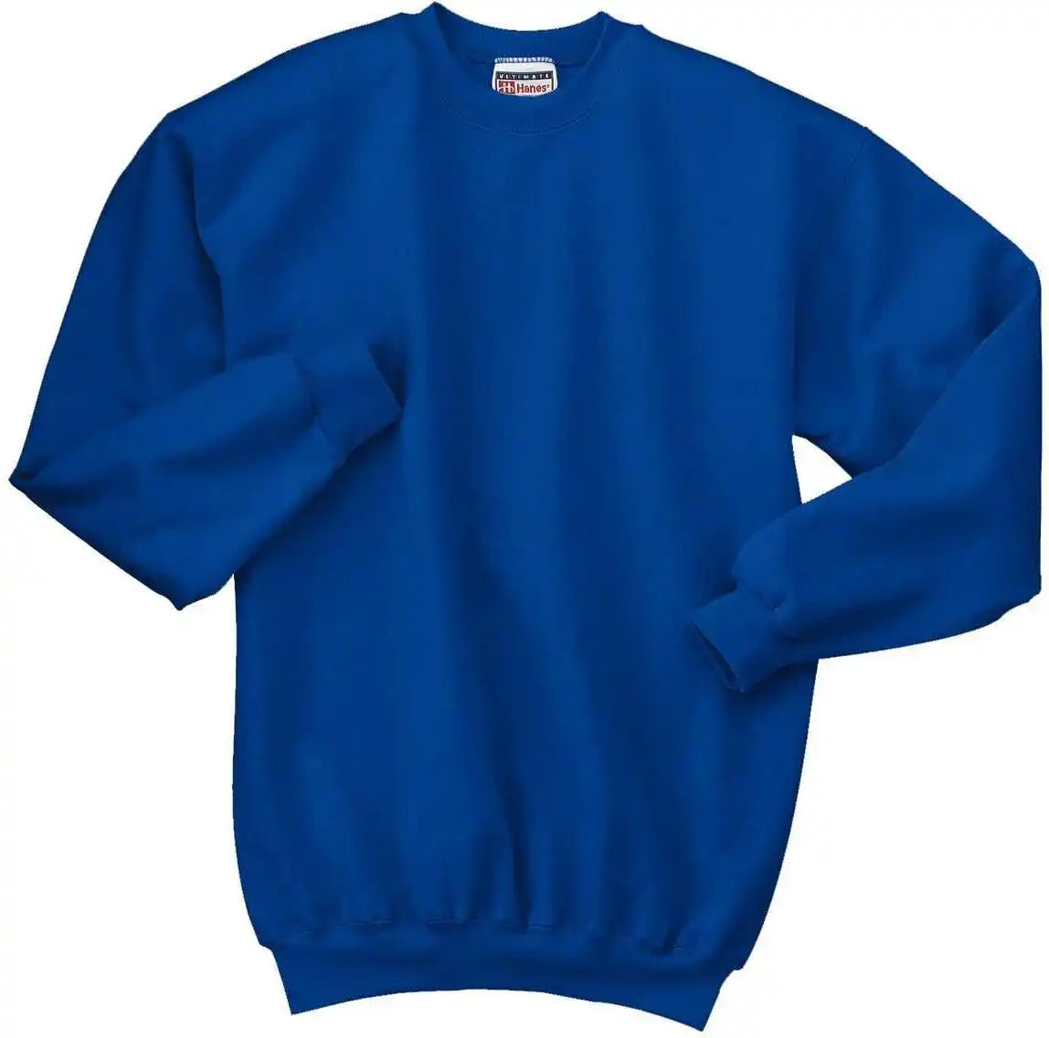 Hanes F260 Ultimate Cotton Crewneck Sweatshirt Deep Royal