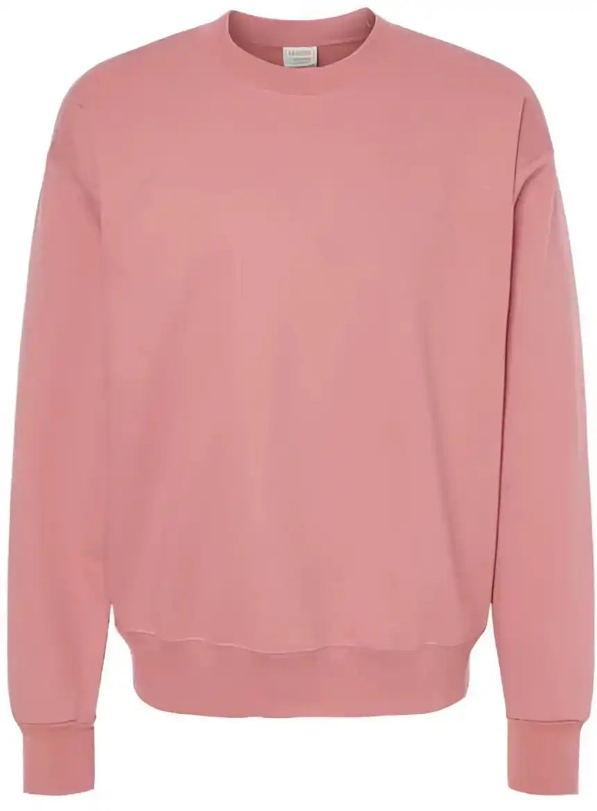 Hanes F260 Ultimate Cotton Crewneck Sweatshirt Mauve