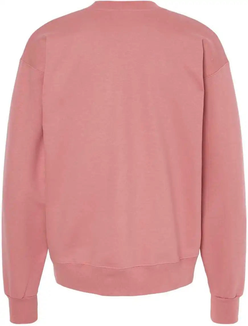 Hanes F260 Ultimate Cotton Crewneck Sweatshirt Mauve